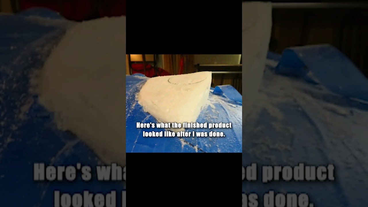 Making a Custom Fiberglass Roof Spoiler from a Mold!!! (Rate my Process) #shorts #automotive #diy