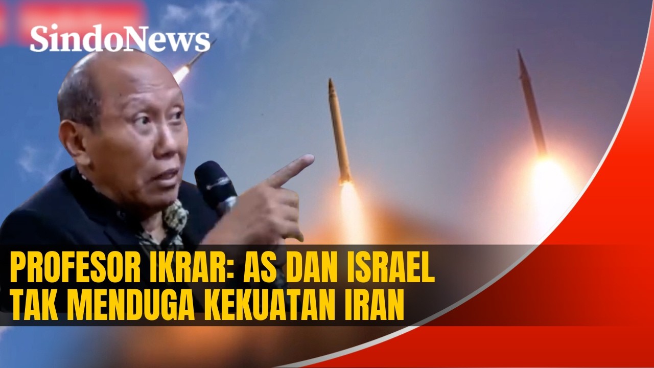 Profesor Ikrar: AS dan Israel Tak Menduga Kekuatan Iran Lebih Besar dari Perkiraan