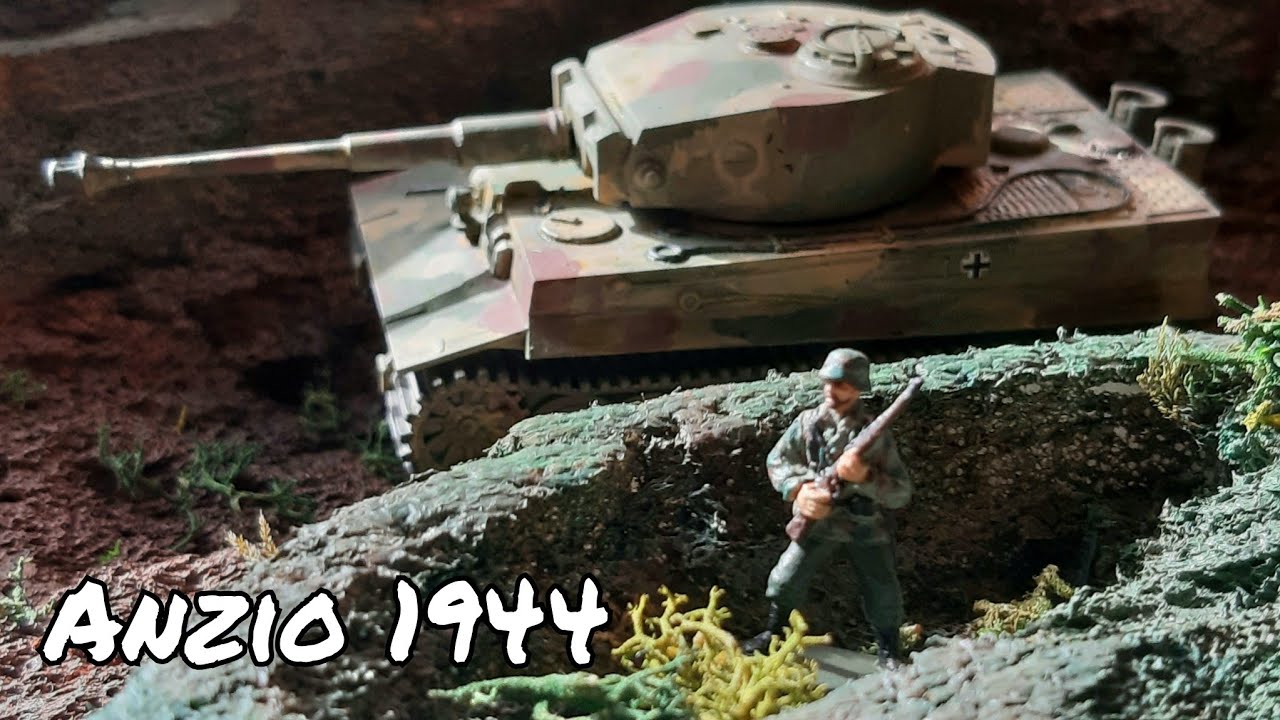 Soldatini 1/72 dipinti - Lo Sbarco di Anzio - Reparti tedeschi a Cisterna di Latina 30 Gennaio 1944