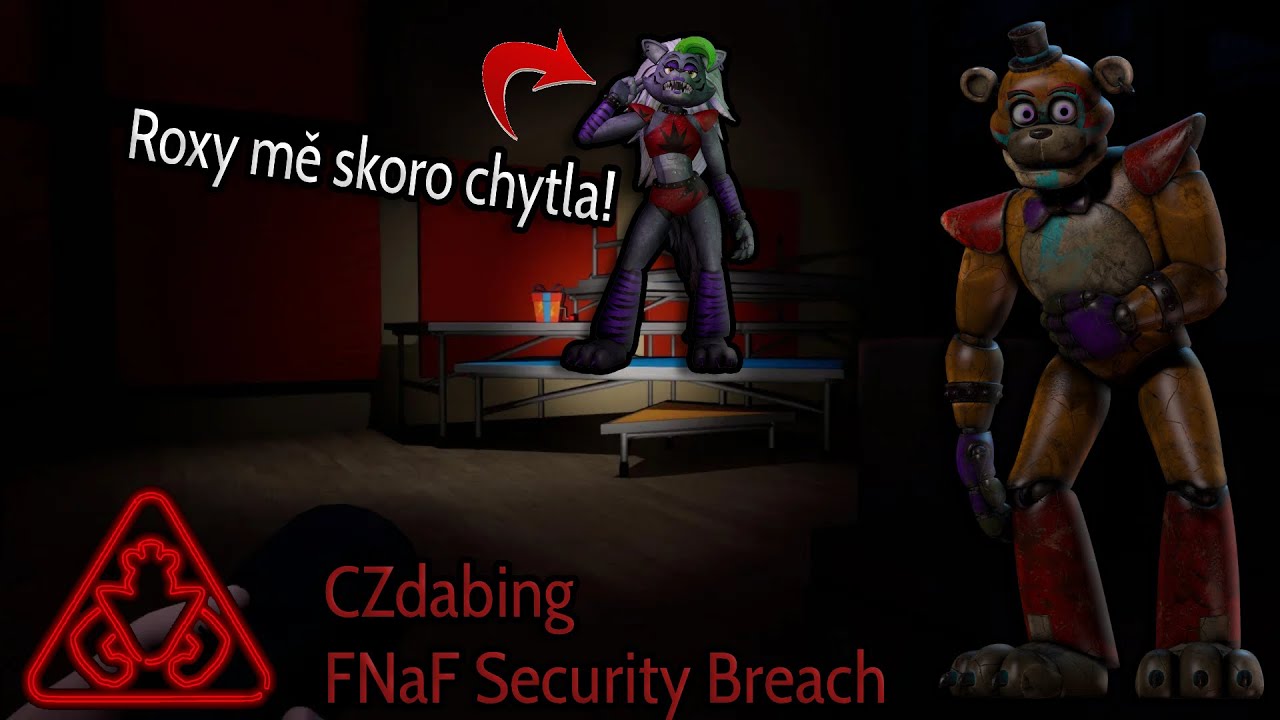 FNaf Security Breach CZdabing a Roxy mě chce (ep.3)