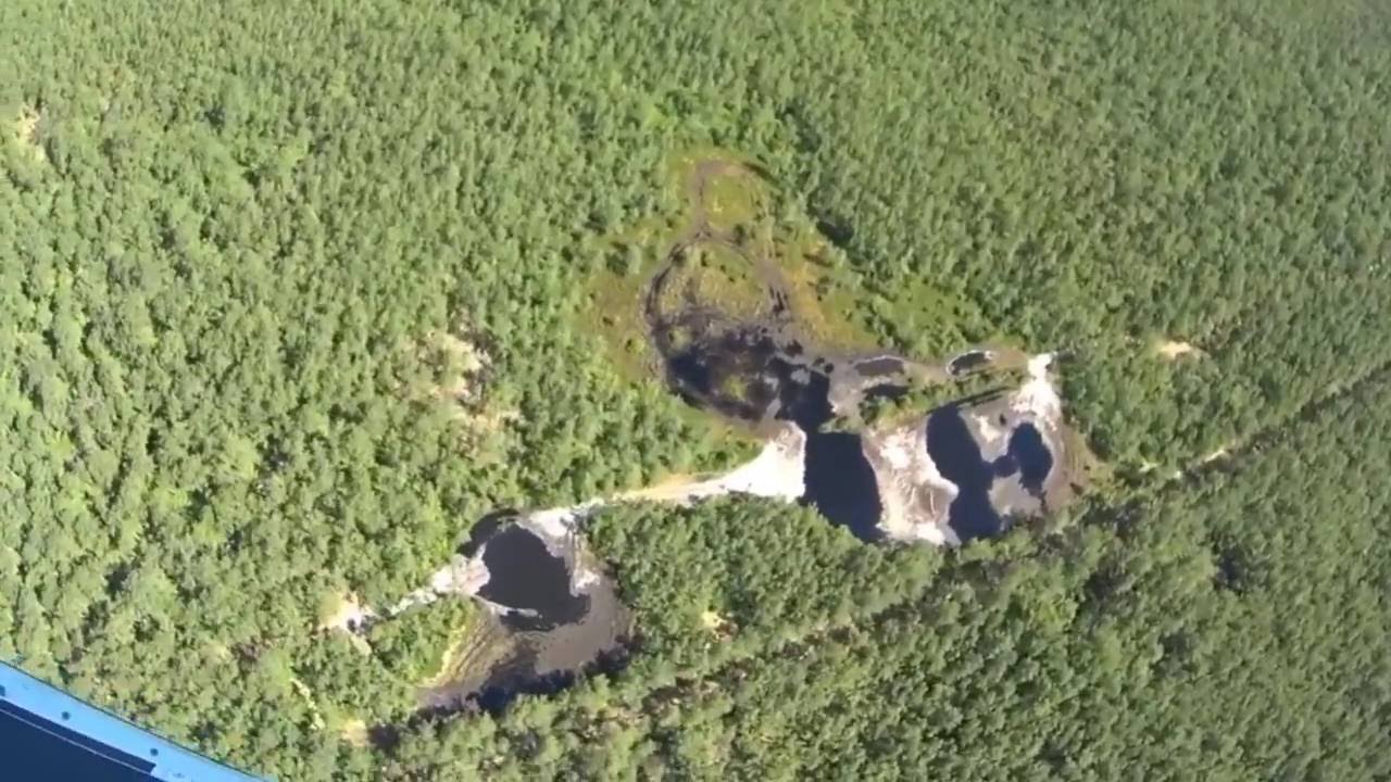 Wharton State Forest Aerial Footage - Off-Road Vehicle Destruction
