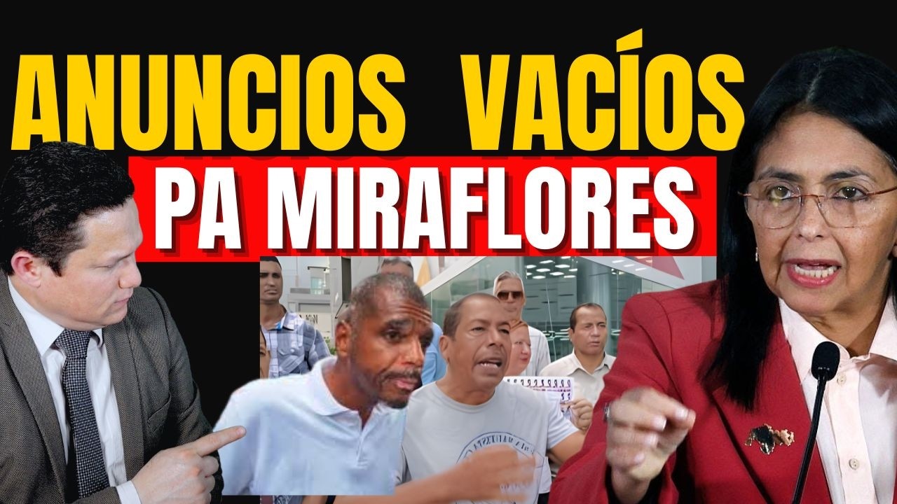 TRABAJADORES VAN A MIRAFLORES TRAS ANUNCIOS VAC&Iacute;OS DE DELCY