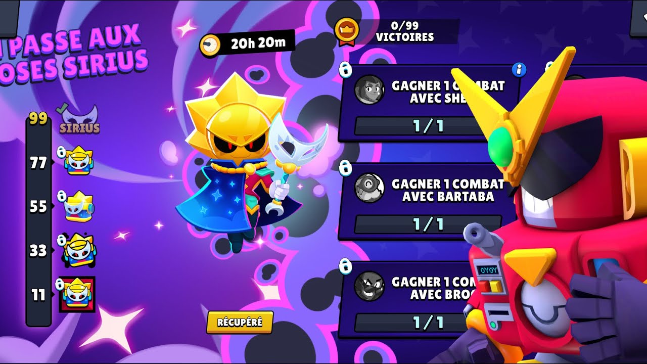 Je débloque le nouveau brawleur Sirius ⭐️