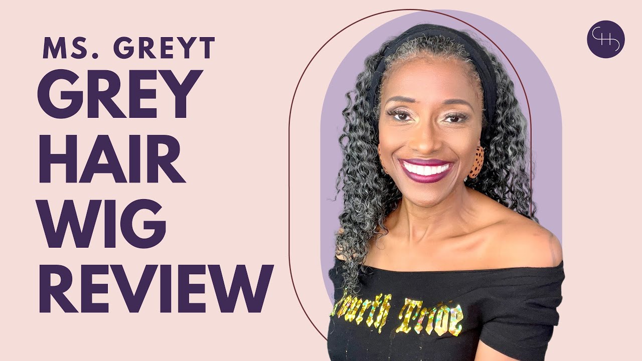 GREY HAIR WIG REVIEW