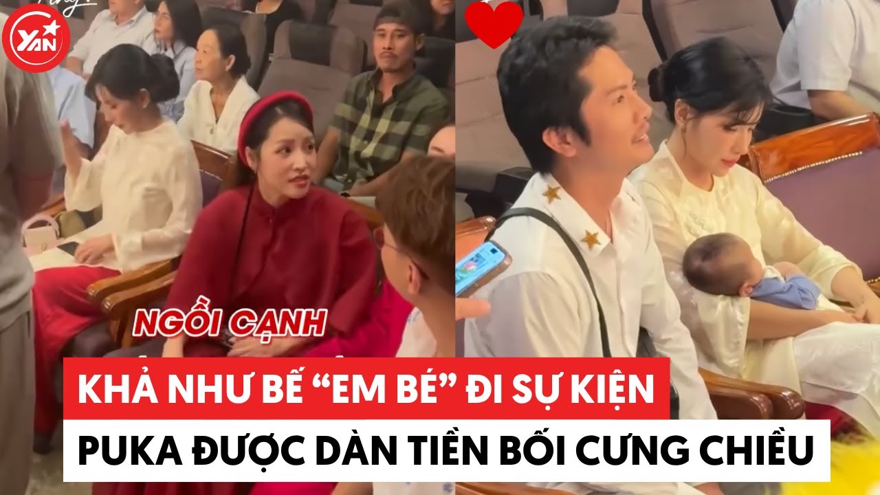 Khả Như bế “em bé” đi sự kiện, Puka được dàn tiền bối cưng chiều #khanhu #yannews