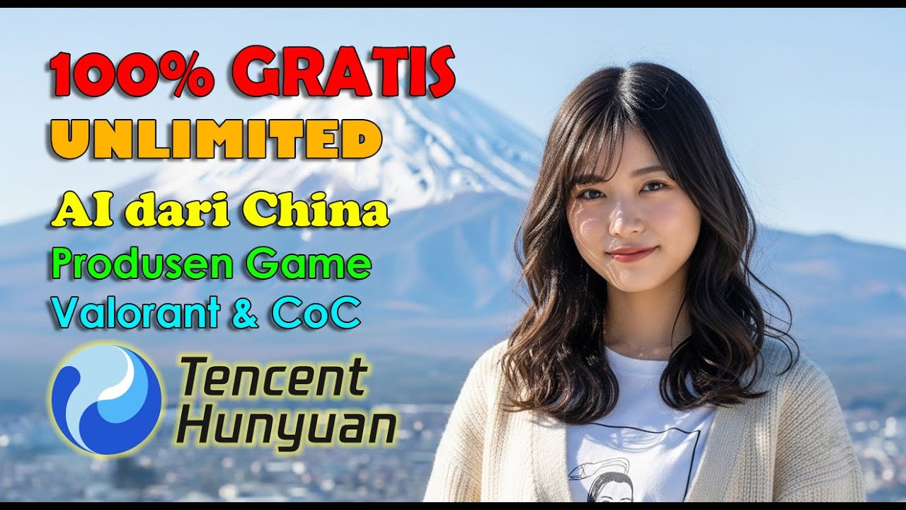 GRATIS & UNLIMITED | AI Image & Video Generator dari China #Tencent_Hunyuan