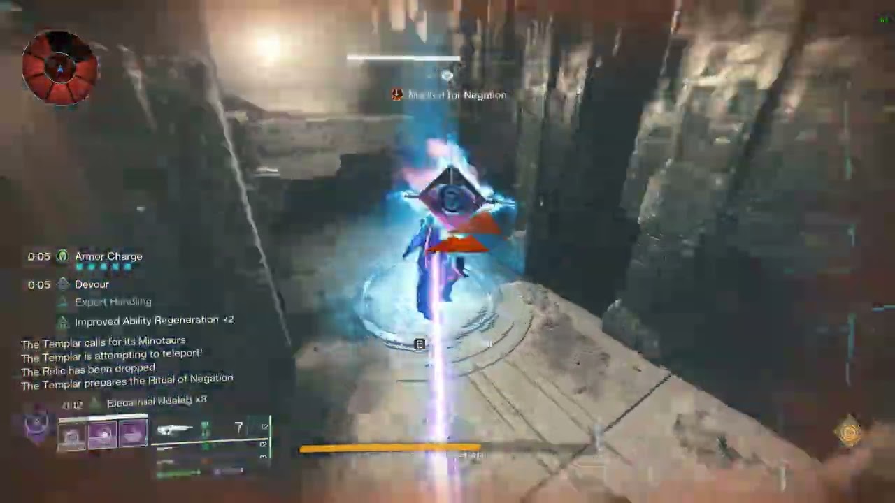 Destiny 2 - Renegades - Solo Master Templar Challenge - void Lock