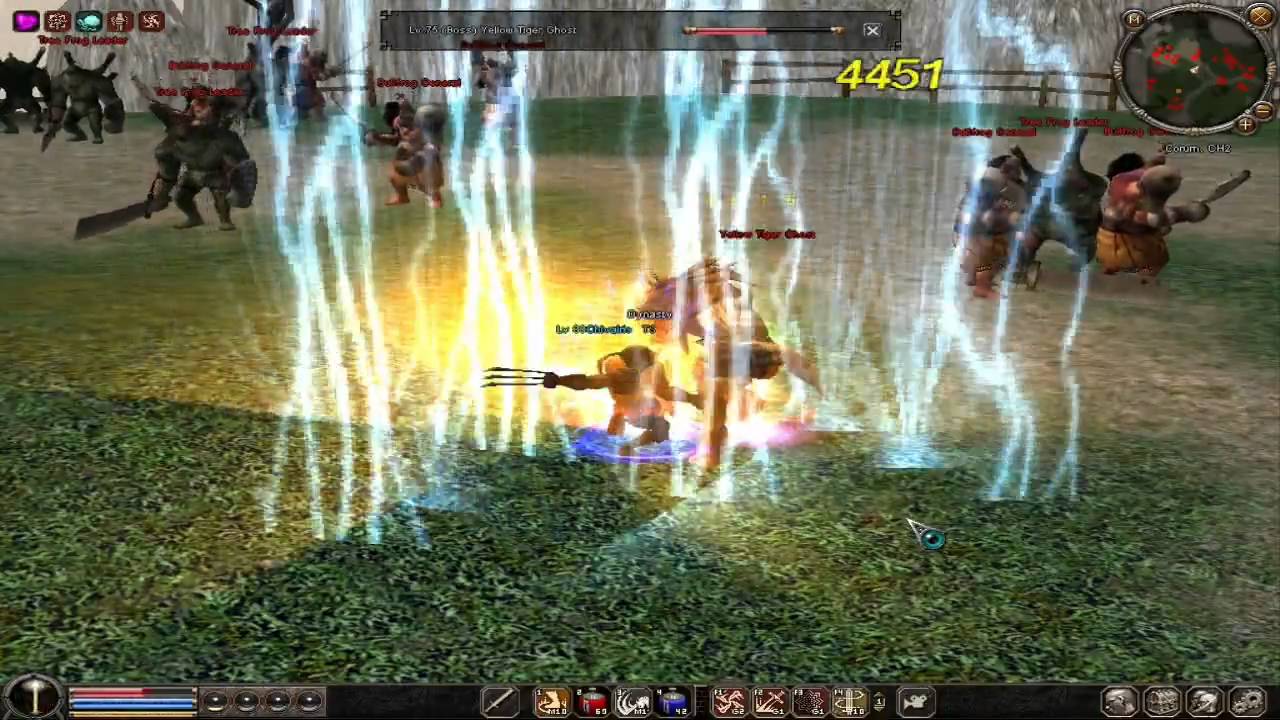 Metin2 UK TS killing yellow tiger ghost