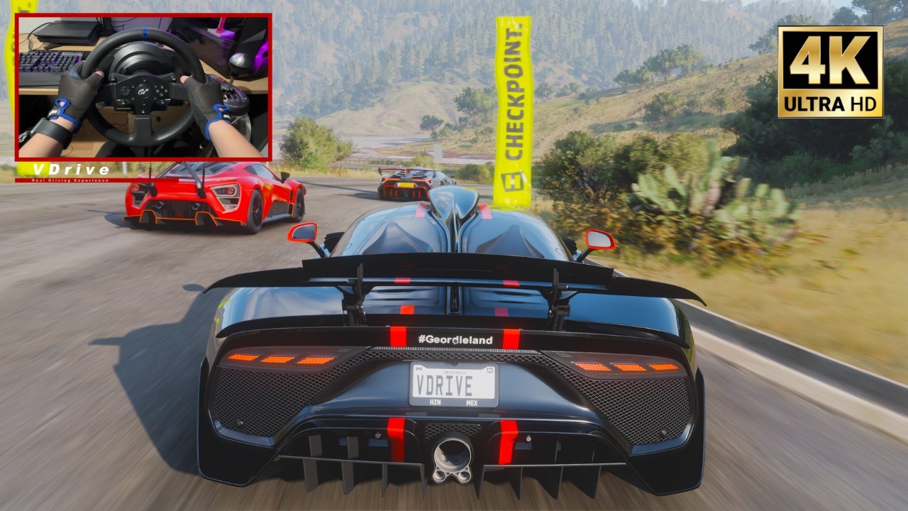 MERCEDES AMG ONE vs HYPERCARS I FORZA HORIZON 5 I THRUSTMASTER T300 RS GT STEERING WHEEL
