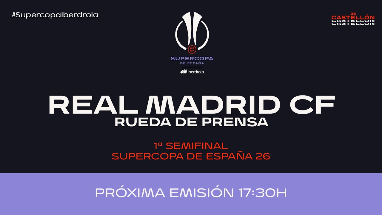 Real Madrid CF  | Rueda de prensa oficial I 🔴RFEF