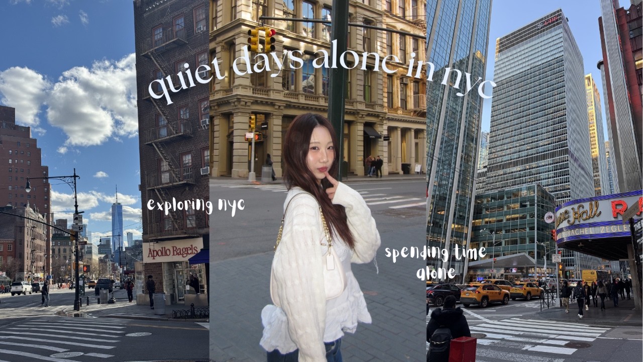 solo nyc vlog | spring reset & romanticizing my life 🌷