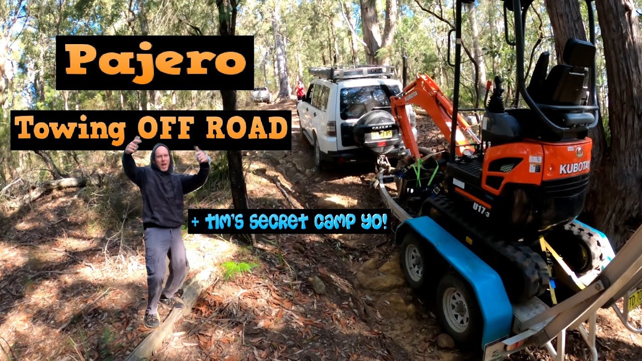 Pajero Towing Off road and secret camp intro