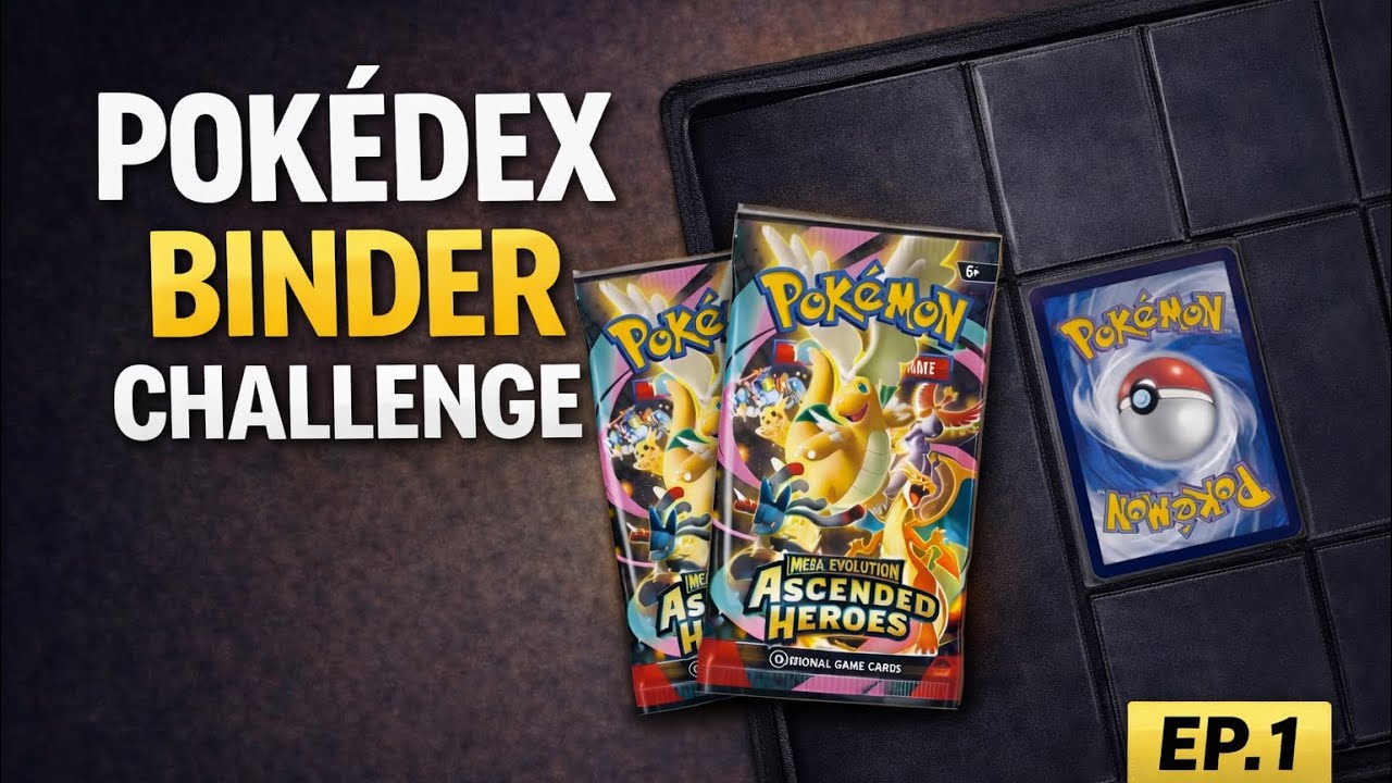 Starting My Pokédex Binder From Packs Only! (Ascended Heroes Opening)