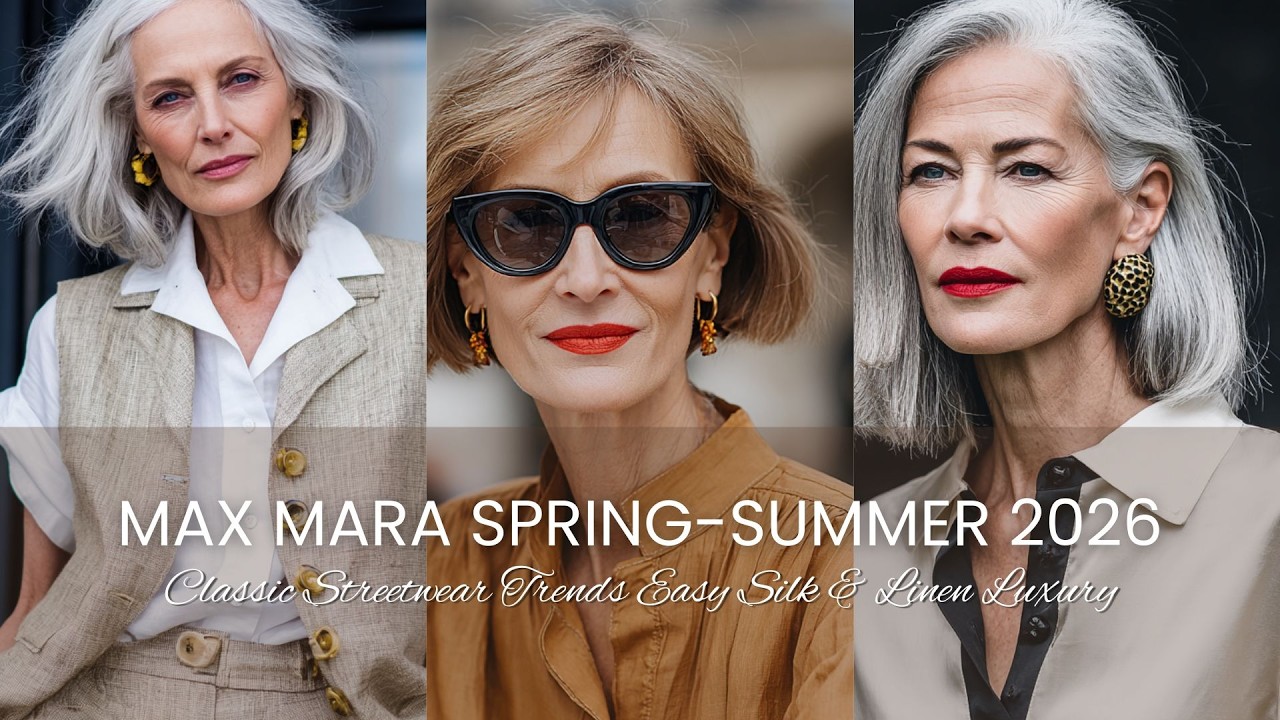 🌟 Max Mara Spring-Summer 2026 👜 Classic Streetwear Trends: Easy Silk & Linen Luxury 💍