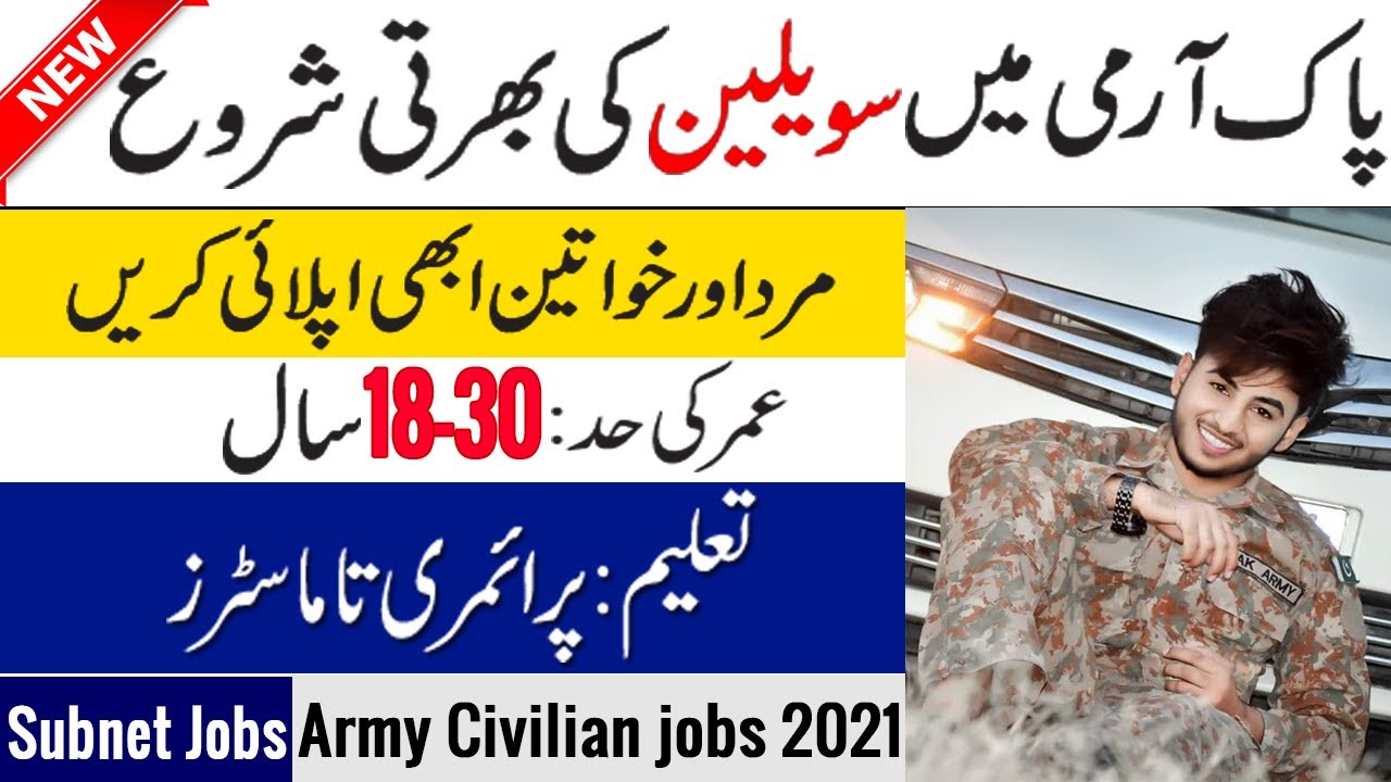 Pak Army Civilian Jobs 2021 Application Form | Pakistan Army Civilian Jobs 2021 | Pak Army Jobs 2021