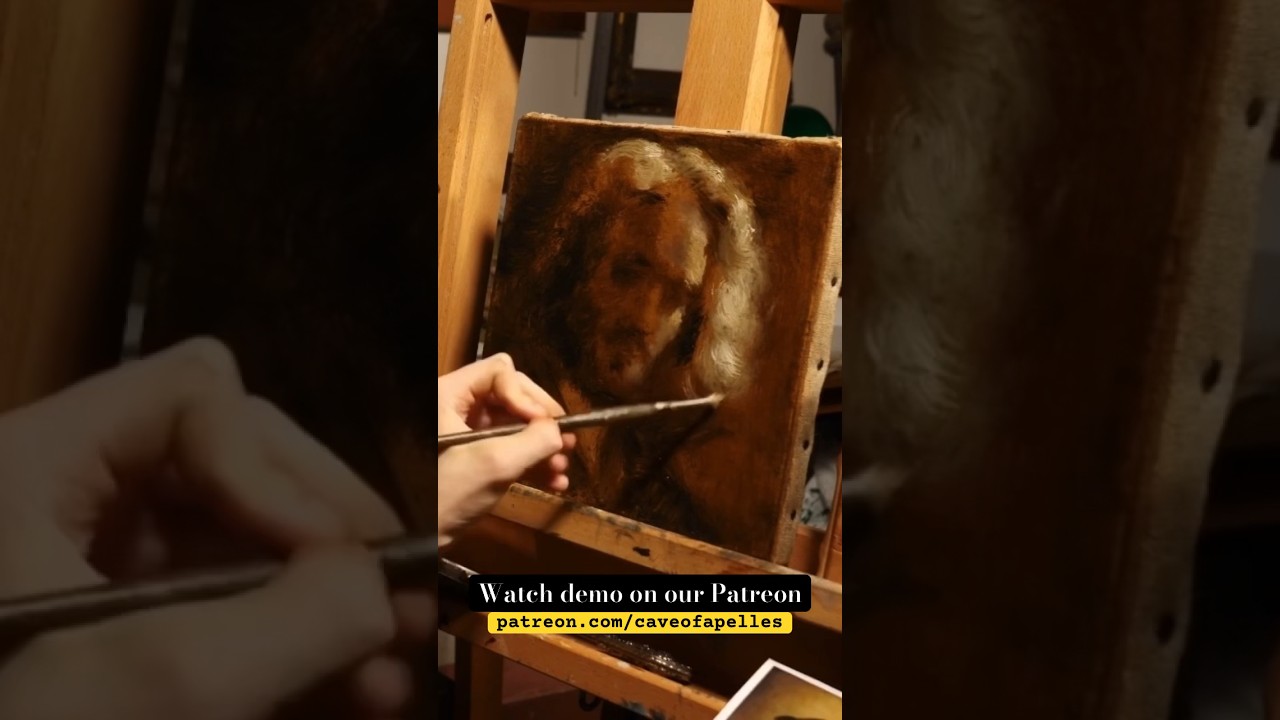 Jannik H&ouml;sel painting demonstration timelapse