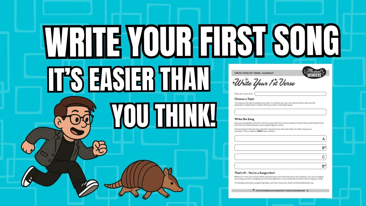 Write Your First Song – It's Easier Than You Think | Musical Wonders
