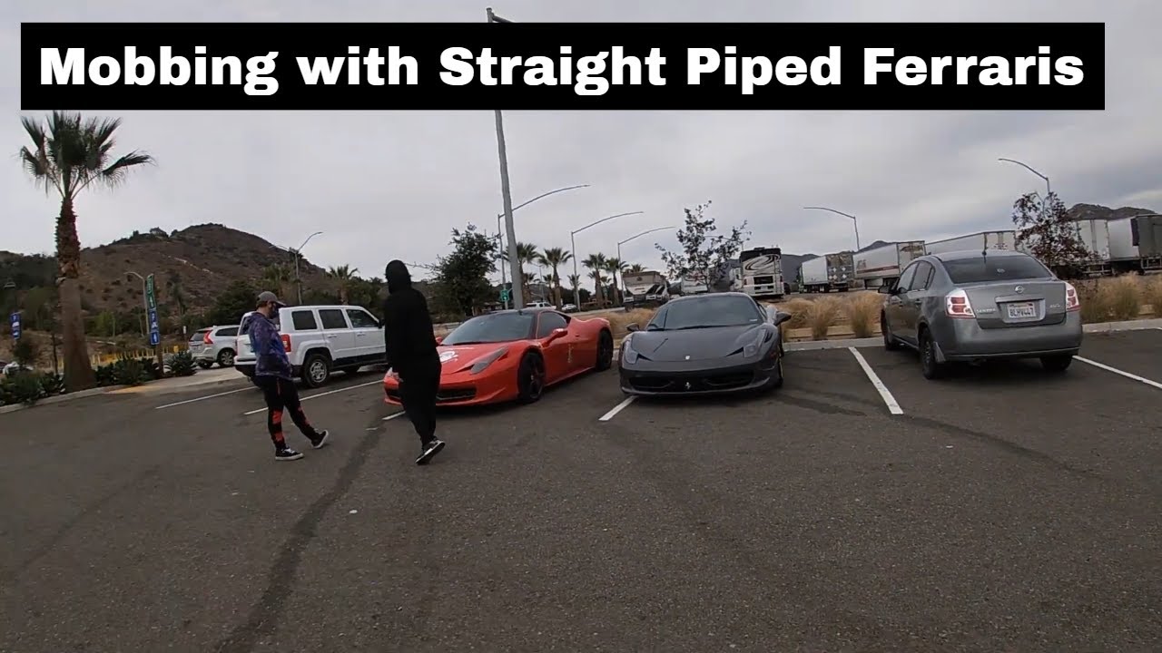 MOBBING WITH 2 FERRARI 458'S THROUGH THE CANYONS | VLOG 010