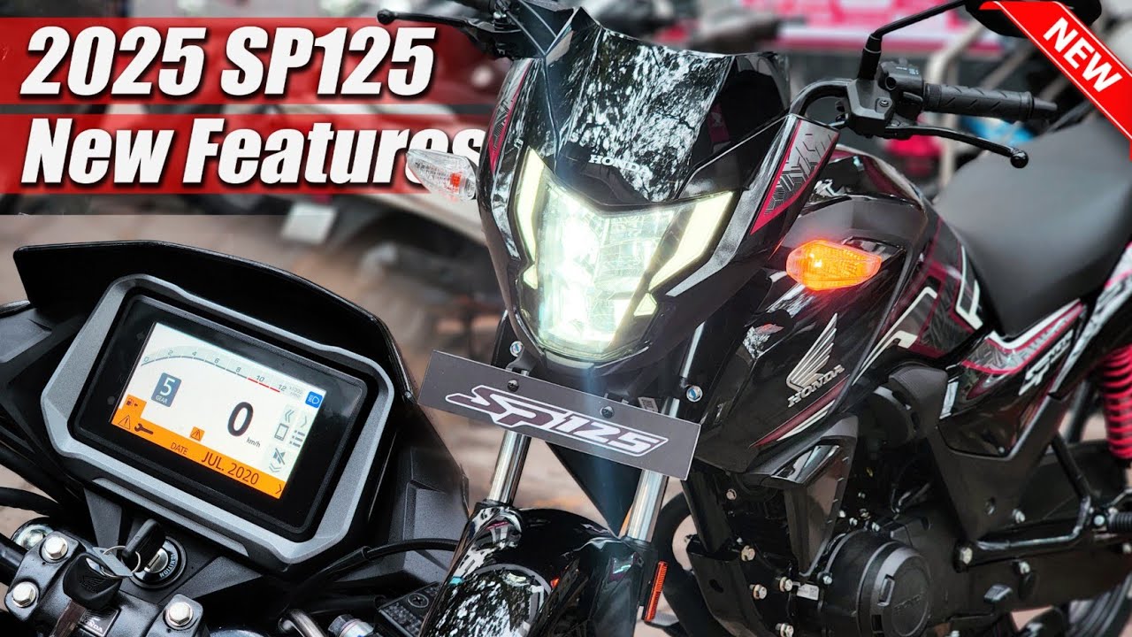 2025 Honda SP125 TFT Display Facelift, On Road Price, Mileage, New Features