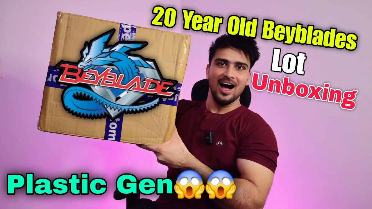 20 Year Old Beyblade Lot Unboxing And Review | Dragoon Black Dranzer Crazy Lot