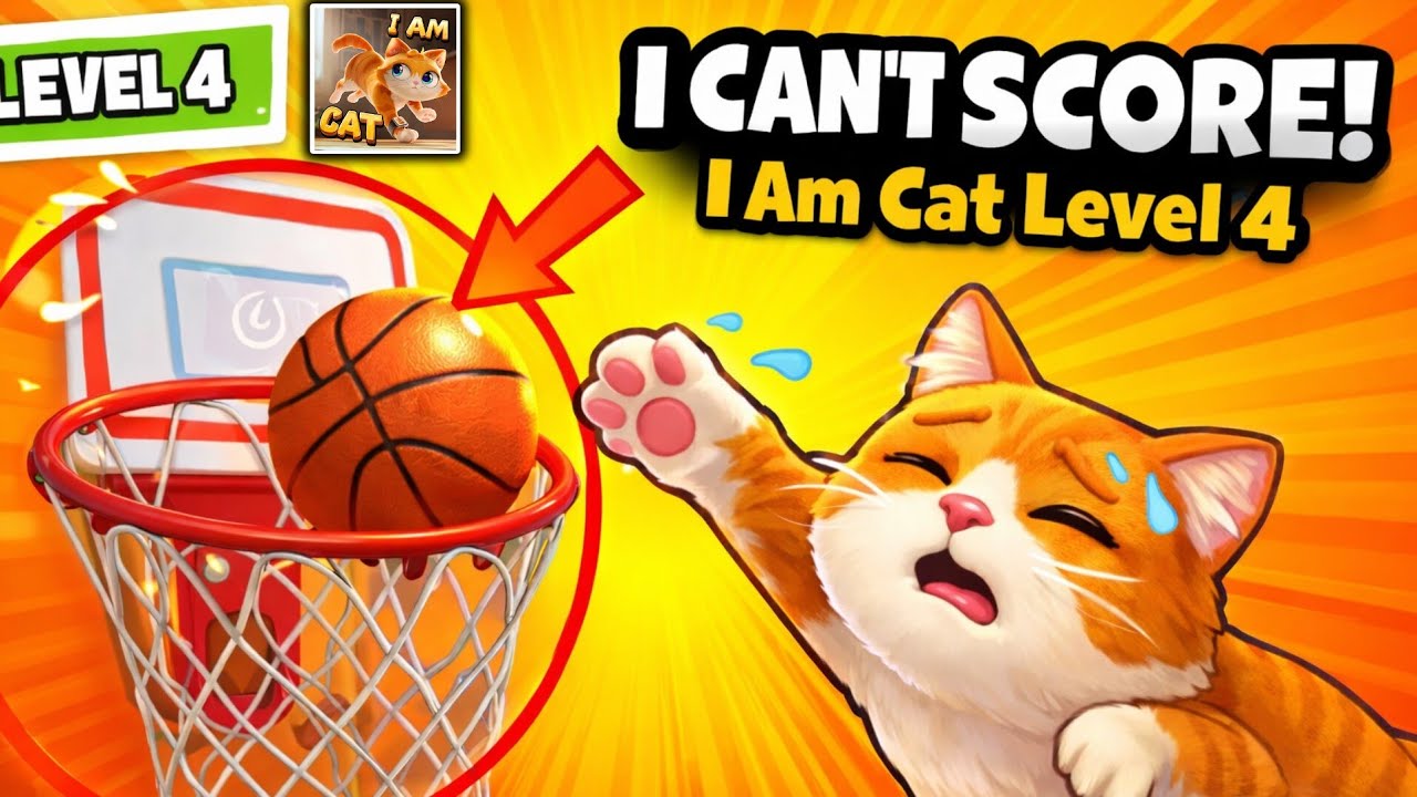  I Am Cat Level 4 – Mouse Challenge Done, But Basketball Is So Hard!