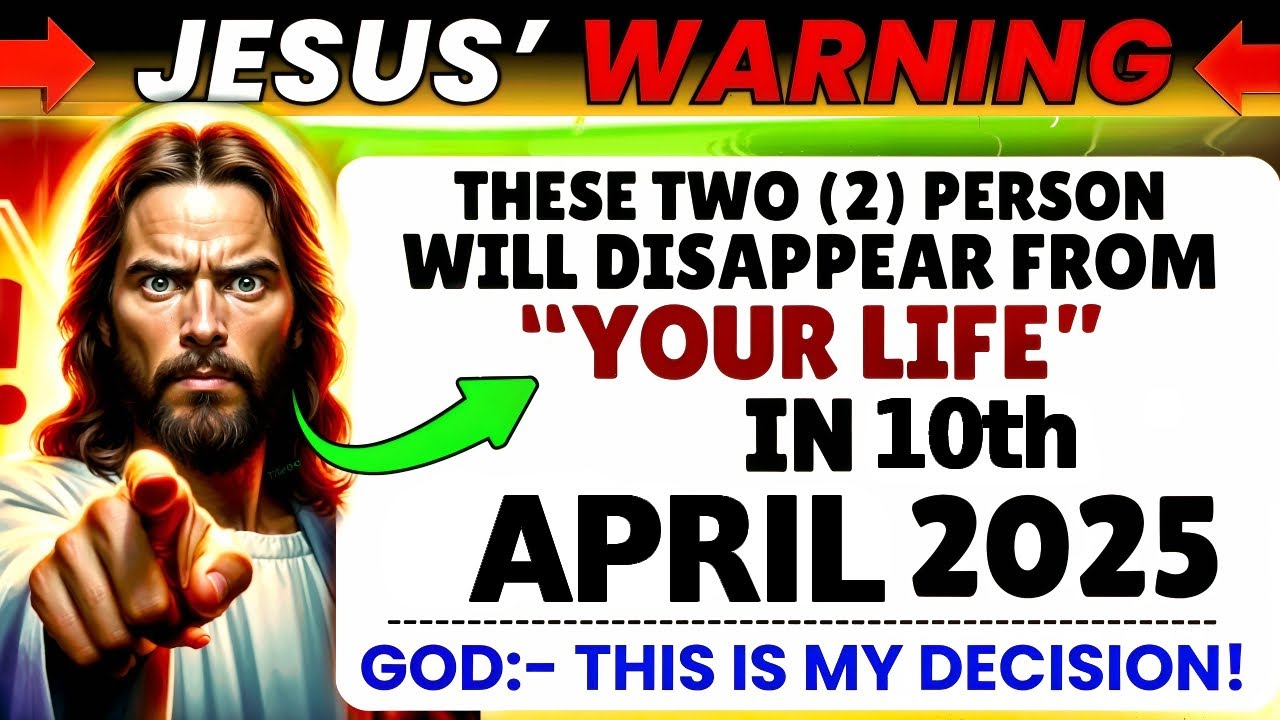 GOD SAYS: THESE 2 PERSON WILL LOST FROM YOUR LIFE... | God Message For You Today | Gods Message Now