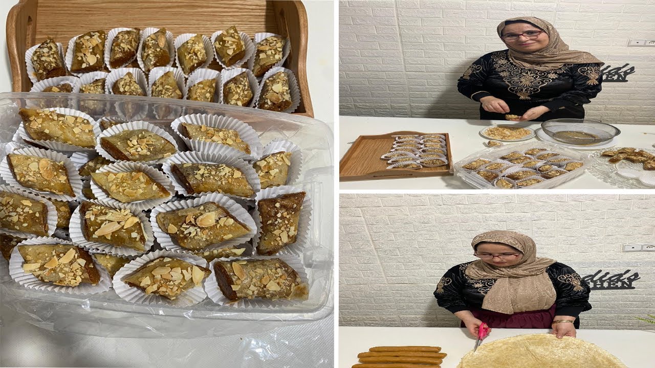 جيت وجبت لكم سينطة باللوز حلوة شمالية بجميع التفاصيل و اسرار نجاحها معسلات رمضان 😋
