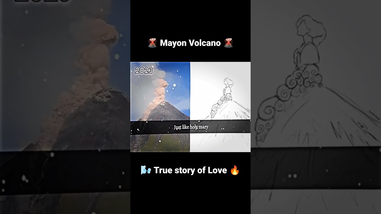Philippines' Mayon Volcano Love Story ❤️&zwj;🔥🌋👀