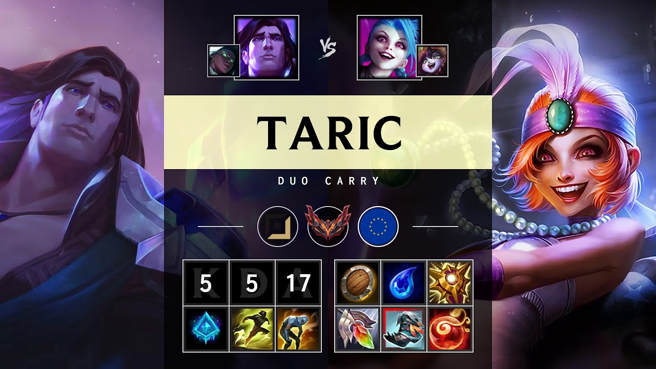 Taric Carry vs Jinx - EUW Grandmaster Patch 25.19