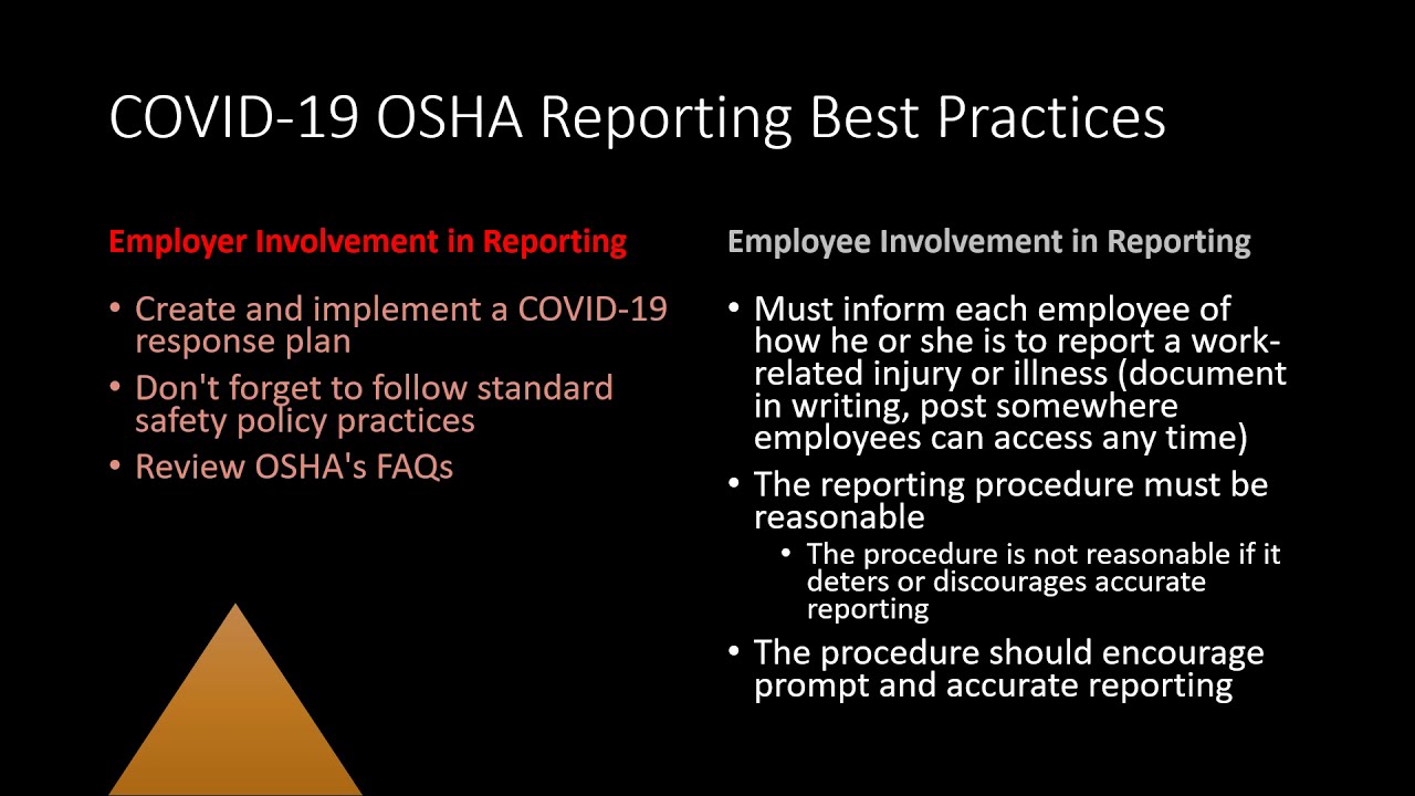 OSHA COVID-19 Recording and Reporting