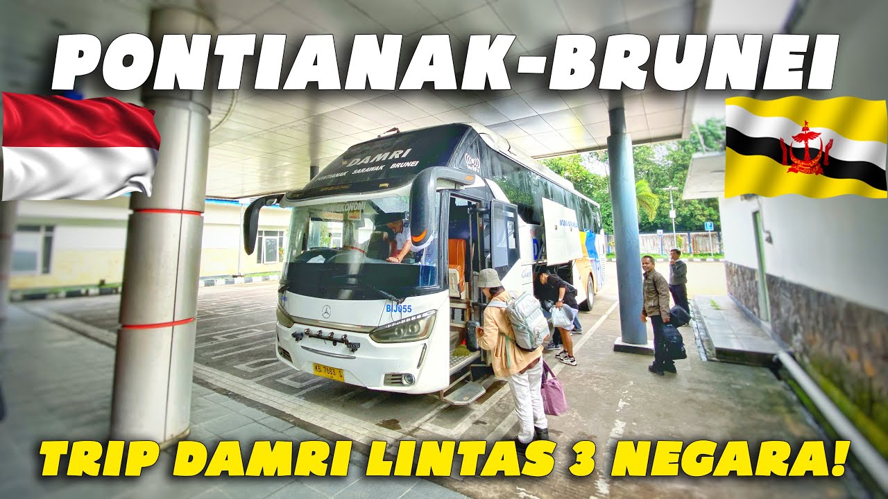 BORNEO Eps. 3 | Ngebis 1.200 km Dimulai! Satu-Satunya Bus yang Tembus 3 Negara Langsung di Borneo