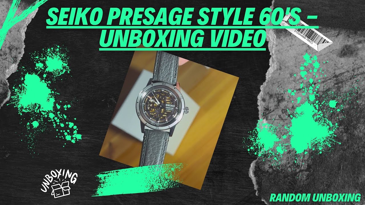 SEIKO Presage Style 60's (SSA461J1) - Unboxing Video