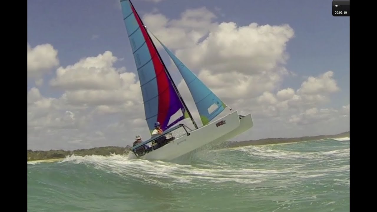 Hobie Getaway in the surf