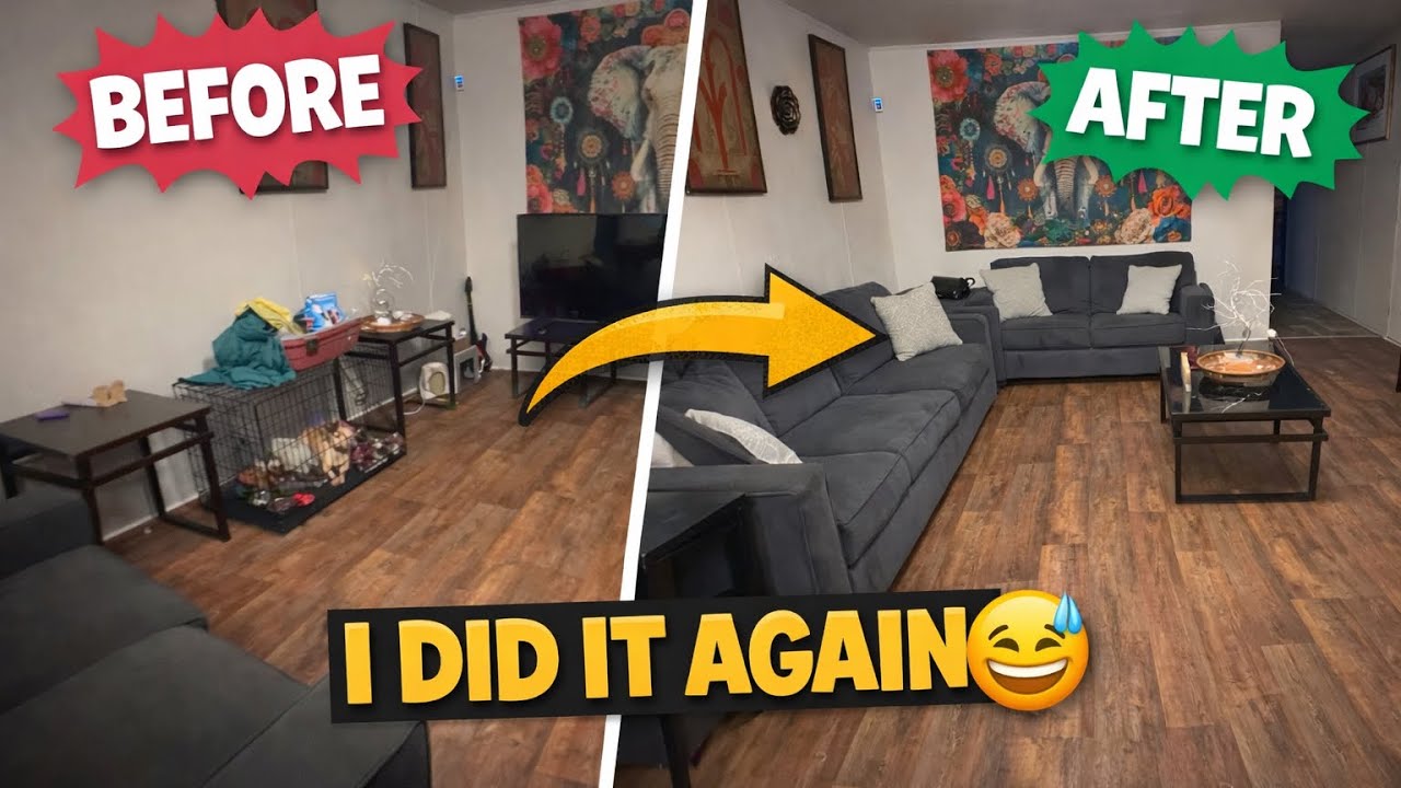 Rearranging My Living Room Because I Got Bored (Again 😅) l