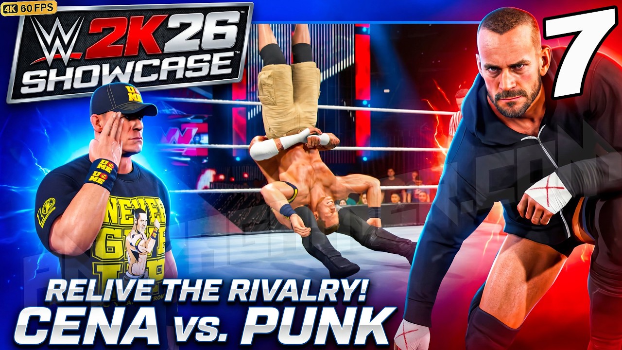 * #WWE2K26 #CMPunk #WWE2K26Showcase *&laquo;Последний шанс&raquo; с участием Джона Сины, часть 7: лучшие моме...