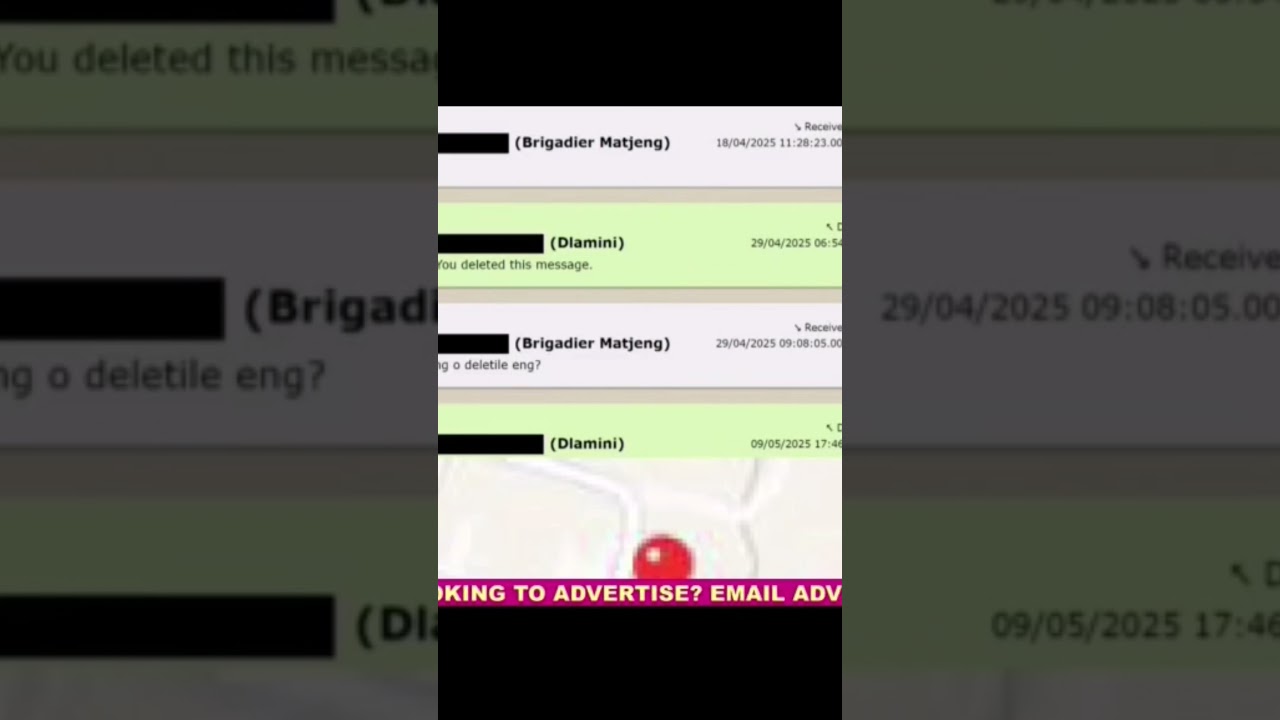 [ICYMI] TEXTS BETWEEN CAT MATLALA AND BRIGADIER MATJENG #mdntv #mdnnews #madlangacommission