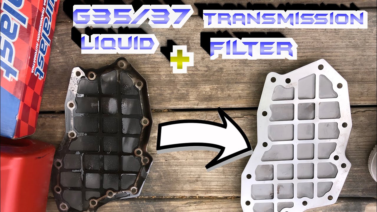Infiniti G35/G37 ATF Transmission pan fluid drain/Transmission filter install (2008 Infiniti G35X)
