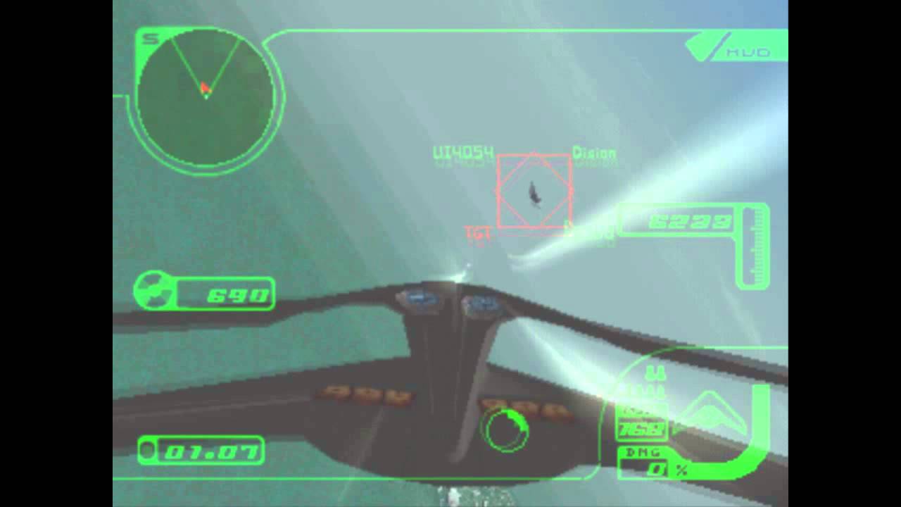 Ace Combat 03 JP - X-49 Vs. UI-4054 Duel