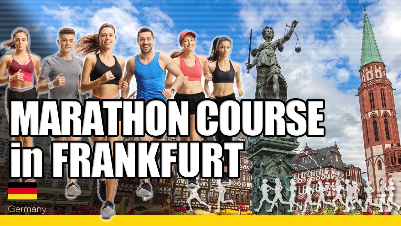 Marathon course at Frankfurt Marathon