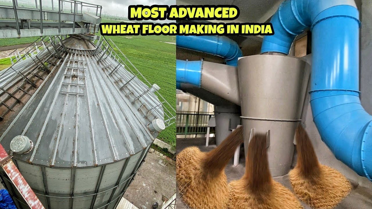 MOST ADVANCED Wheat Flour Making in India😱😱 देखिए बड़ी फैक्ट्रियों में कैसे आटा बनाया जाता है😳😳