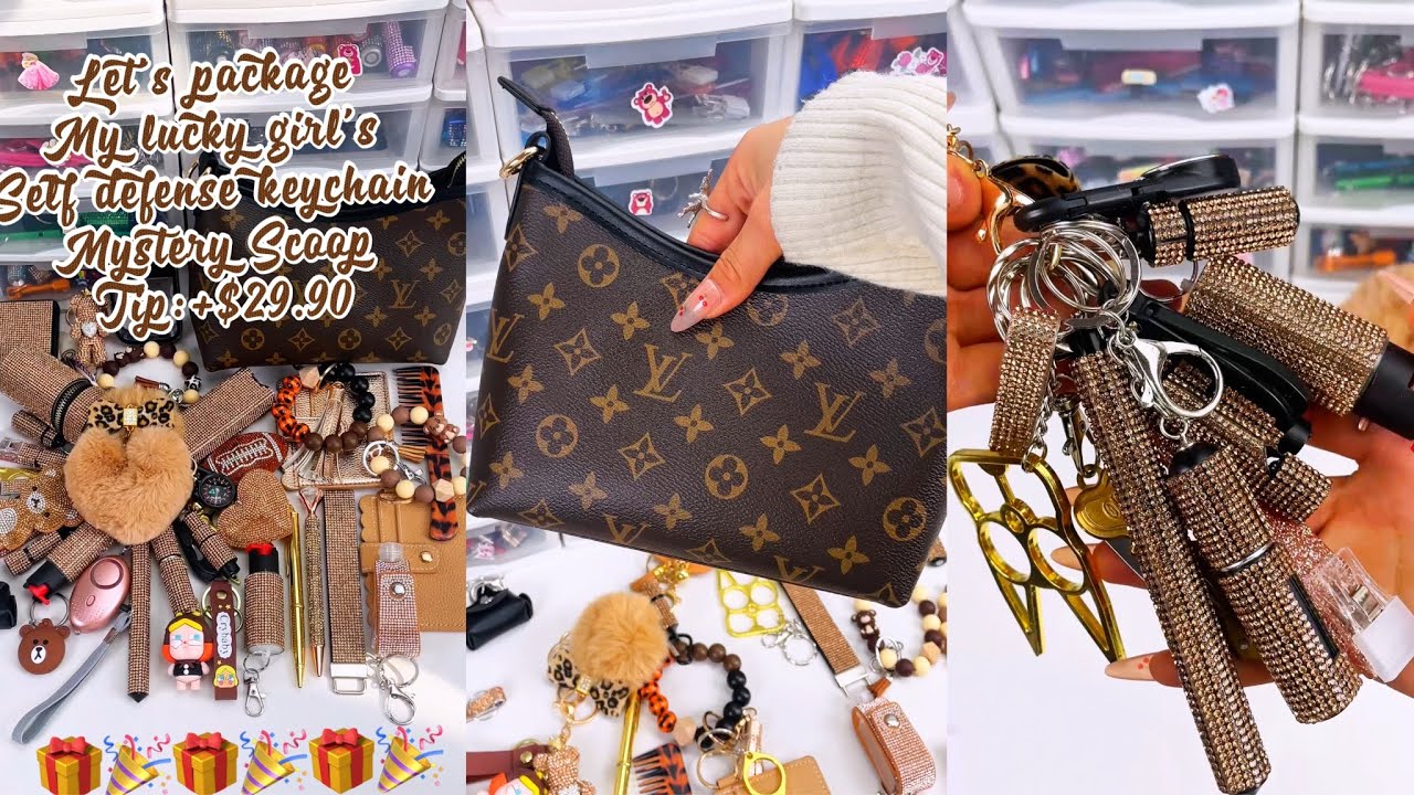 Brown 🤎#keychain #mysteryscoop #selfdefensekeychain #asmr #safetykeychains #mysteryscoop #linkinbio 