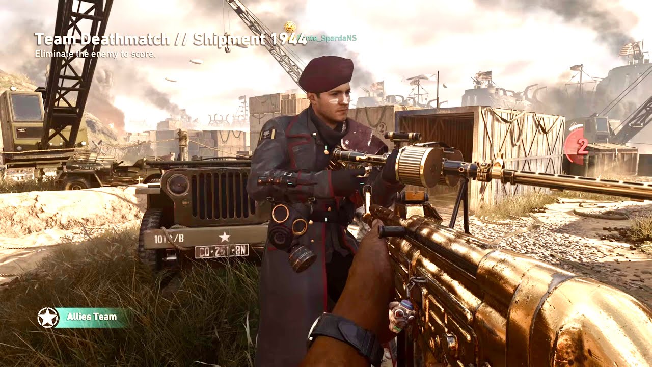 STG44\CALL OF DUTY WWII MULTYPLAYER GAMEPLAY