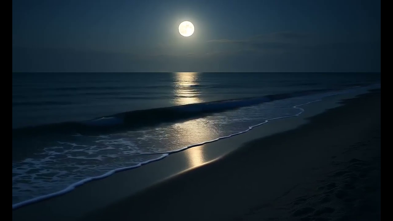 2 Hours of Ocean Waves | Drift Into Deep Sleep | Ambient Relaxation Sounds 🌙