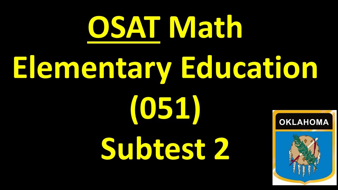 OSAT Elementary Education Subtest 2 Field 051 – Math Practice Problem: Radical Equations