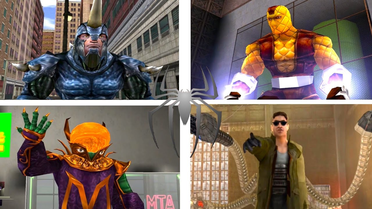 Spider-Man 2 (PS2/GCN/Xbox) All Boss Fights & Ending