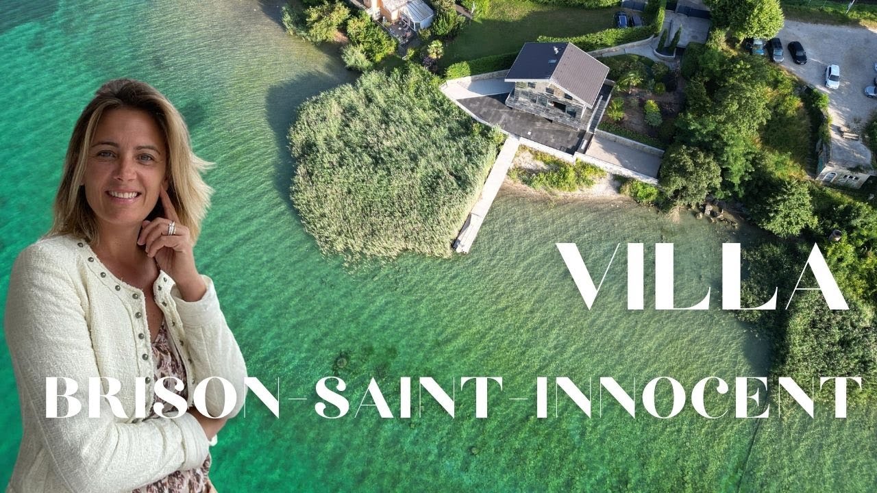 Riviera des Alpes villa pied dans l’eau lac du Bourget@agenceduparcannecy avec plage & ponton privés