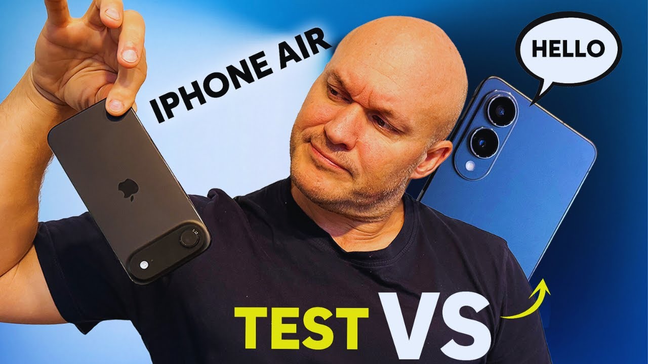Test iPhone Air le concentr&eacute; tech d&rsquo;Apple (vs Samsung s25 Edge)