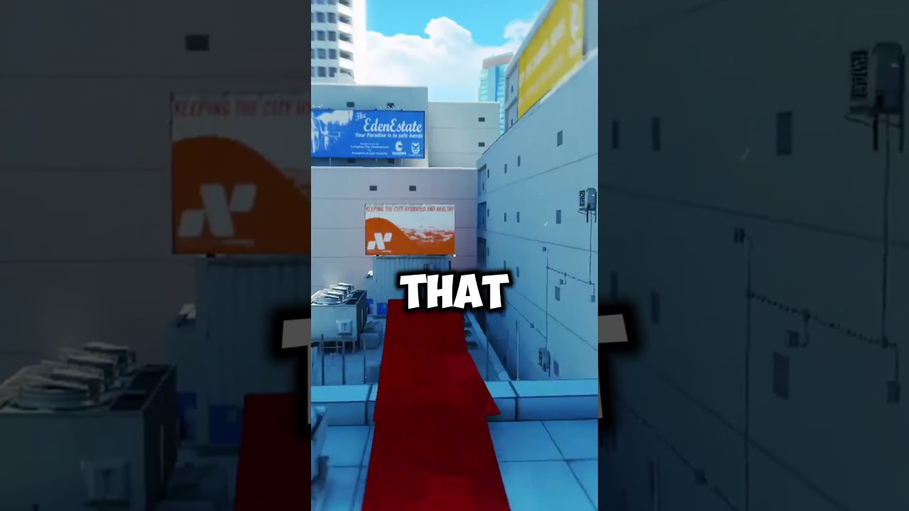 Best anti piracy defense - Mirror's Edge #shorts #gaming