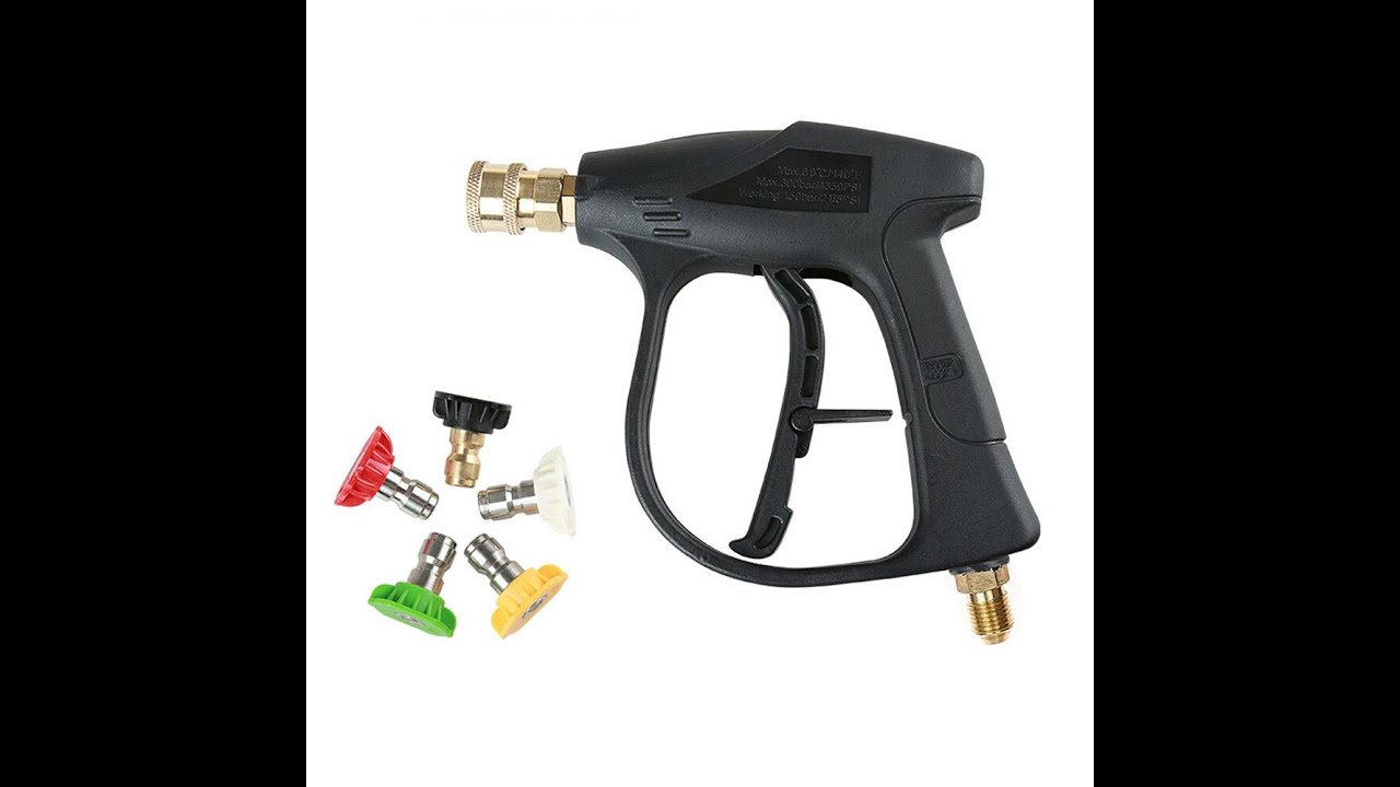 🇫🇷 Pistolet de lavage haute pression COURT ✅