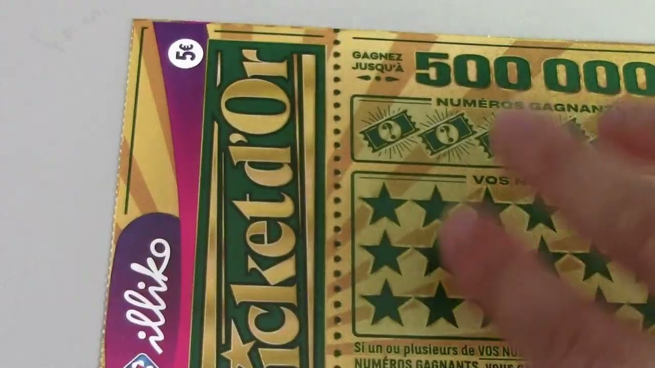 Ticket de Grattage 4 Tickets d'Or, Objectif une troisième fois le mot OR #21